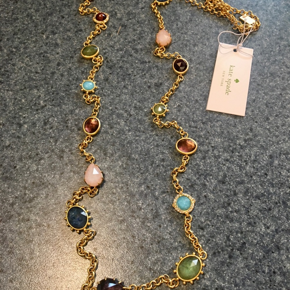 NWT Kate Spade ♠️ multi scatter necklace